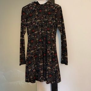 Anthropologie (Paper Crane) floral dress.